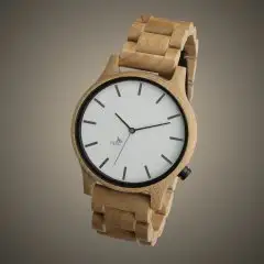 Opis UR-M1 (Arce Blanco) Reloj de Madera para Hombre